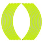 نوار دور طوقه موتور سیکلت مدل GRE27YEL بسته 16 عددی