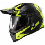 کلاه کاسکت ال اس تو مدل Pioneer Trigger Black/Yellow