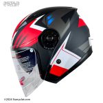 کلاه کاسکت بدون فک DA1 مدل 402 windy-red