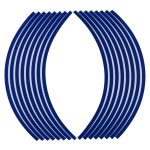 نوار دور طوقه موتور سیکلت مدل سورمه ای بسته 16 عددی مناسب برای هوندا