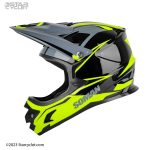 کلاه کاسکت کراسی سومان مدل GREY-GRN