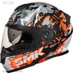 کلاه کاسکت فک ثابت SMK تویستر مدل ATTACK (ma276)