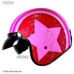 کلاه کاسکت وسپایی DA1 مدل STAR-RED