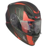 کلاه کاسکت فک متحرک ردلاین مدل NSN20-BLKRD