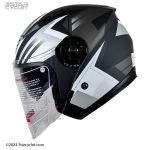 کلاه کاسکت بدون فک DA1 مدل 402 windy-silver