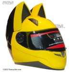 کلاه کاسکت فک ثابت نوترینوس مدل YELLOW-BLK