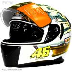 کلاه کاسکت چراغ دار فک ثابت ANDA مدل SNOWY-46