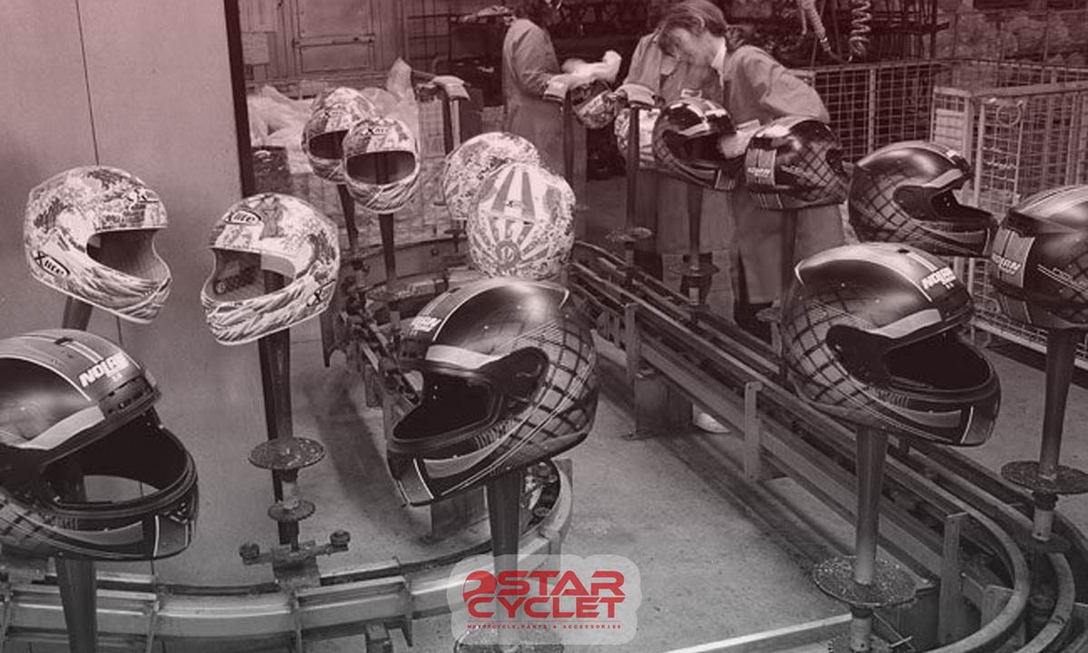 خرید صفر تا صد تولید کلاه کاسکت در کارخانه از استارسیکلت - عکس 4