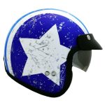 کلاه کاسکت وسپایی راپیدو مدل 859-STARBLU