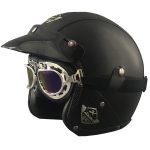 کلاه کاسکت چرمی طرح وسپایی مدل DNO