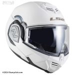 کلاه کاسکت LS2 فول متحرک مدل ADVANT-SOLIDWHITE