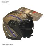 کلاه کاسکت DA1 مدل 402 SILVER BLU