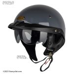 کلاه کاسکت نیمه سومان مدل NARDO GREY