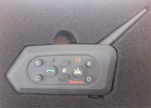 بلوتوث کلاه کاسکت تاکی واکی مدلT6مناسب سفرهای گروهی