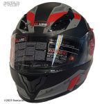 کلاه کاسکت فک متحرک ردلاین مدل NSN22 BLK-RED