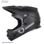 کلاه کاسکت کراسی سومان مدل MATT-BLACK