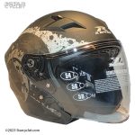 کلاه کاسکت راپیدو مدل BONE-BLKMT 878