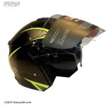 کلاه کاسکت EK مدل 202 BLK-GREEN