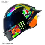 کلاه کاسکت فک ثابت طرح AGV مدل WATERCOLOUR