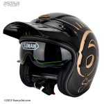 کلاه کاسکت وسپایی سومان مدل CR66-GOLD