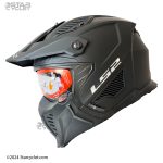 کلاه کاسکت فک جدا LS2 مدل DRIFTER-MATBLACK