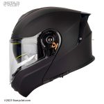 کلاه کاسکت فک متحرک سومان 965 مدل UNICOLOUR-MATBLACK