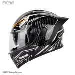 کلاه کاسکت فک متحرک سومان 955مدل WINDY_GREY