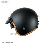 کلاه کاسکت وسپایی RED LINE مدل 936-2 MATT-BLACK