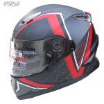 کلاه کاسکت فک ثابت ردلاین مدل 923 BLK-RD