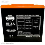 باطری 20 آمپر ایبیزا مناسب موتور برقی