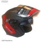 کلاه کاسکت دبلیو استاندارد مدل WM RED-BLK-MT