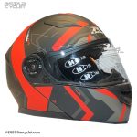 کلاه کاسکت فک متحرک راپیدو مدل 950 BLK-RED