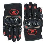 دستکش موتورسواری هندا مدل Honda ضربه گیردار