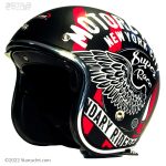 کلاه کاسکت وسپایی RED LINE مدل 936-14 MATT-BLACK-FLY