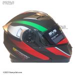 کلاه کاسکت فک متحرک دبلیو استاندارد مدل ITALY MT