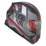 کلاه کاسکت فک متحرک ردلاین مدل NSP-MATGREY