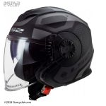 کلاه کاسکت بدون فک LS2 مدل VERSO BLACKGREY