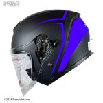 کلاه کاسکت DA1 مدل BLK-BLUE 405