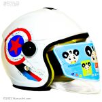 کلاه کاسکت بدون فک کودکان مدل avenger-wt