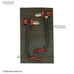 هندگارد کربن مدل B40 مناسب انواع موتور سيکلت RED