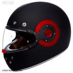 کلاه کاسکت فک ثابت SMK رترو مدل UNICOLOUR (ma230)