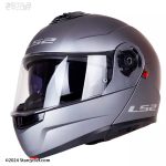 کلاه کاسکت فک متحرک LS2 مدل STROBE II-GREY