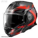 کلاه کاسکت فول متحرک LS2 مدل ADVANTX-CARBON RED