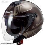 کلاه کاسکت LS2 مدل TWISTER-BROWN