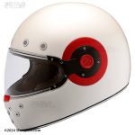 کلاه کاسکت فک ثابت SMK مدل RETRO UNICOLOUR (gl130)