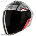 کلاه کاسکت STEELBIRD مدل SBA-DRAGON GREY