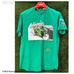 تیشرت آستین کوتاه طرح کاوازاکی مدل GREEN