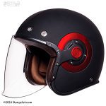 کلاه کاسکت SMK مدل RETRO JET-UNICOLOUR (MA230)