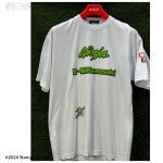 تیشرت آستین کوتاه طرح کاوازاکی مدل WHITE