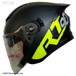 خرید کلاه کاسکت ردلاین مدل 966-10 MATT BLACK YELLOW